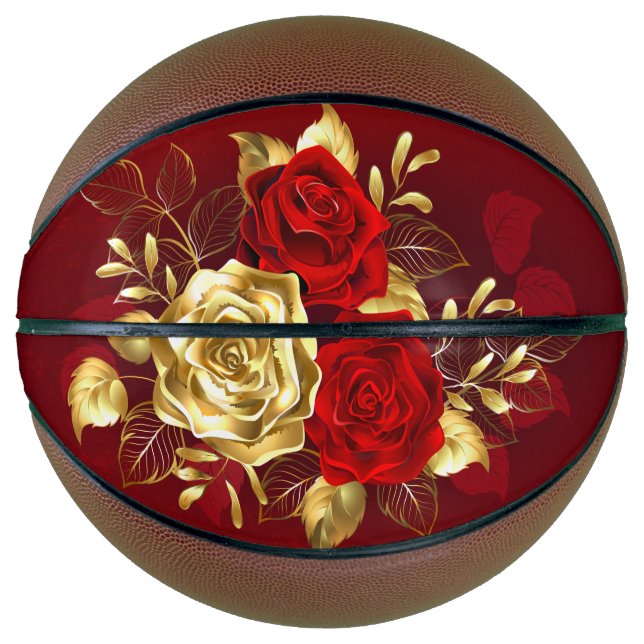 Three Jewelry Roses Basketball (Front)
