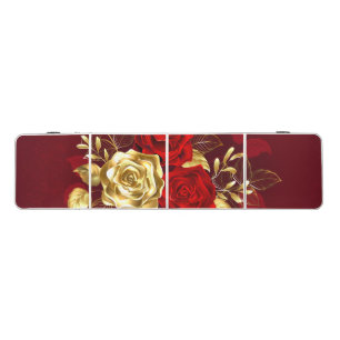 Three Jewelry Roses Beer Pong Table