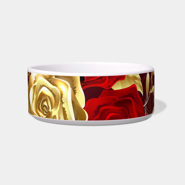 Three Jewelry Roses Bowl (Front)
