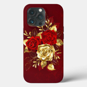 Three Jewelry Roses iPhone 13 Pro Case
