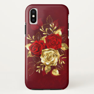 Three Jewelry Roses iPhone X Case