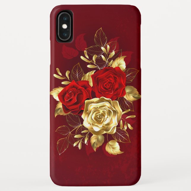 Three Jewelry Roses Case-Mate iPhone Case (Back)