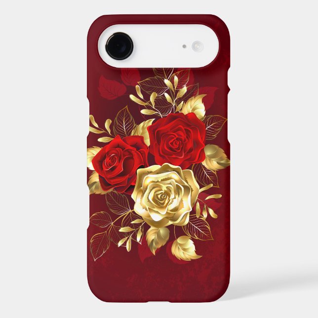 Three Jewelry Roses Case-Mate iPhone Case (Back)