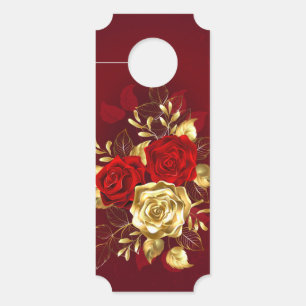 Three Jewelry Roses Door Hanger