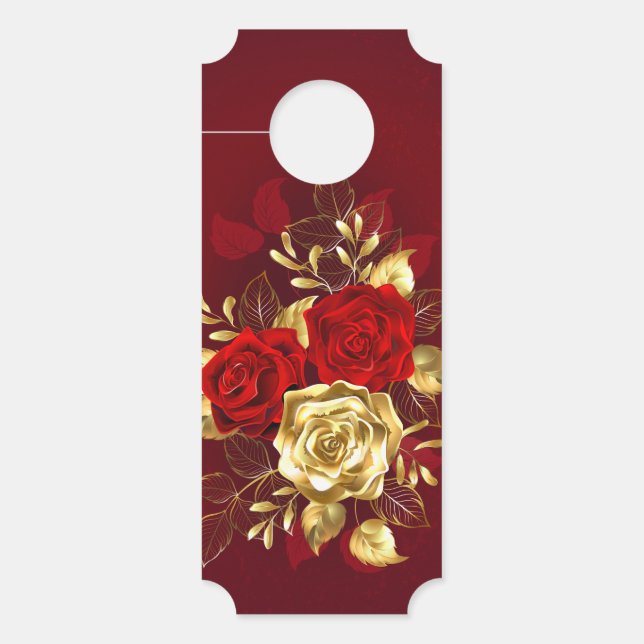 Three Jewelry Roses Door Hanger (Front)