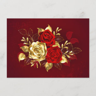 Three Jewelry Roses Enclosure Card