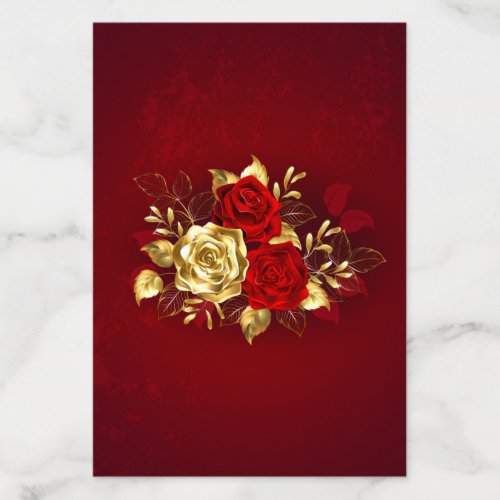 Three Jewelry Roses Envelope Liner