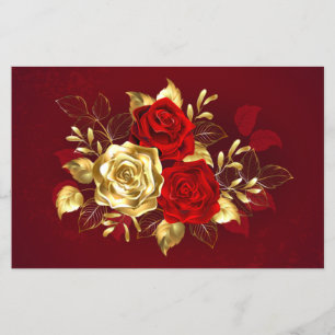 Three Jewelry Roses Flyer