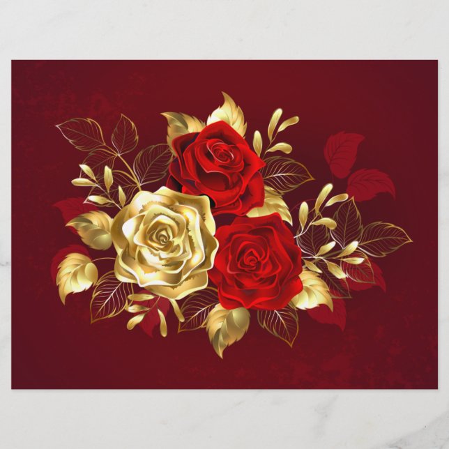 Three Jewelry Roses Flyer (Front)