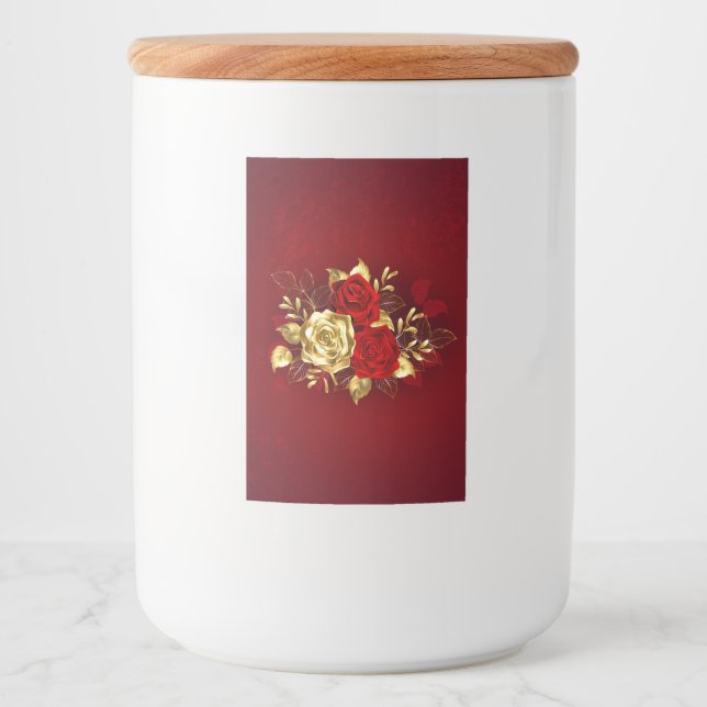 Three Jewelry Roses Food Label (Front)