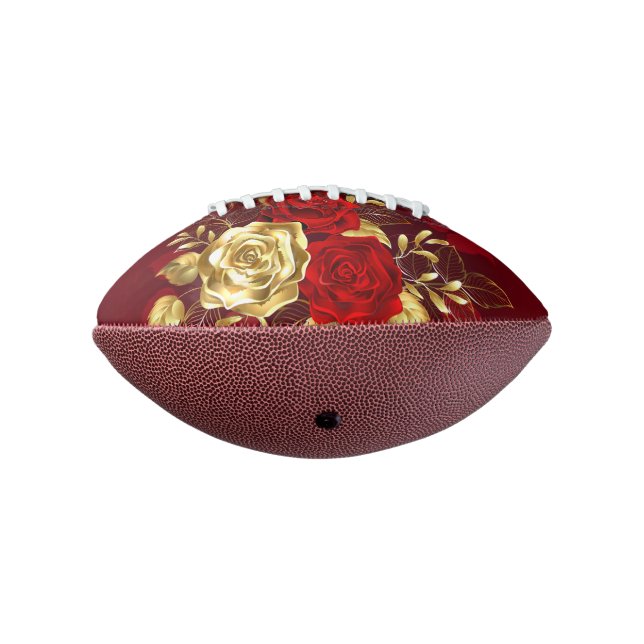 Three Jewelry Roses Football (Rotated 270)