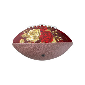 Three Jewelry Roses Football