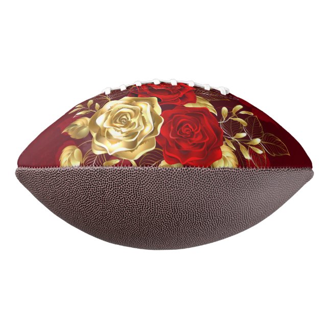 Three Jewelry Roses Football (Rotated 270)