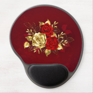 Three Jewelry Roses Gel Mouse Pad