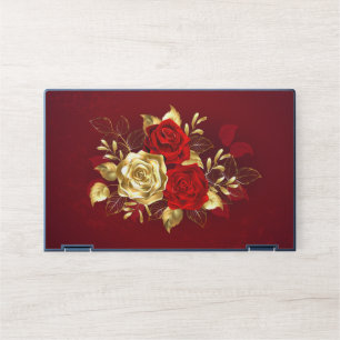 Three Jewelry Roses HP Laptop Skin