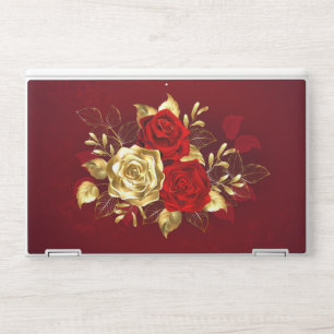 Three Jewelry Roses HP Laptop Skin