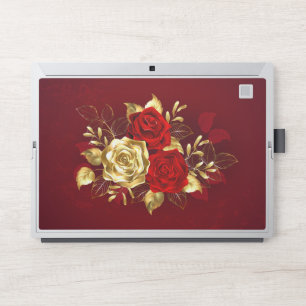 Three Jewelry Roses HP Laptop Skin