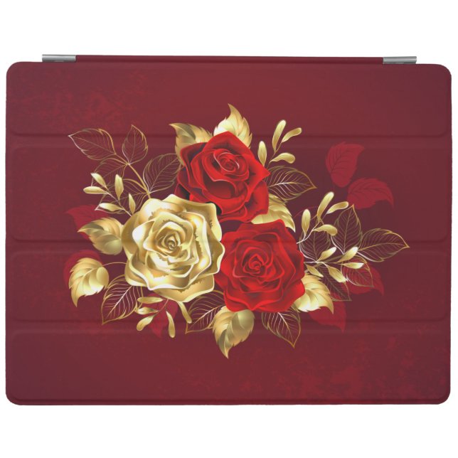 Three Jewelry Roses iPad Smart Cover (Horizontal)