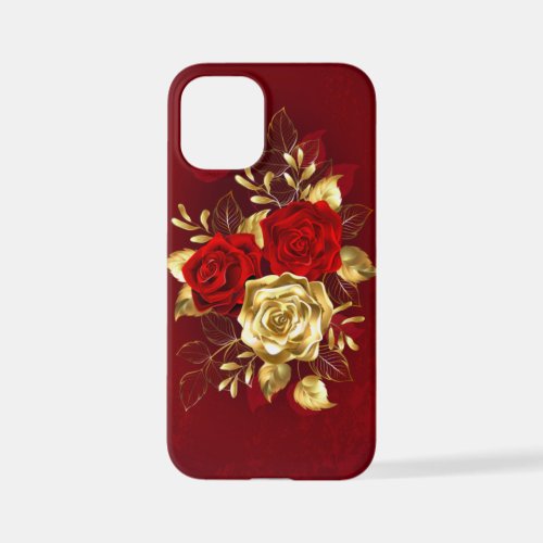 Three Jewelry Roses iPhone 12 Mini Case