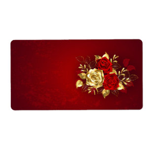 Three Jewelry Roses Label