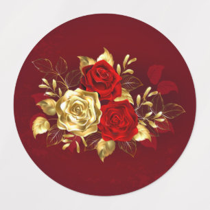 Three Jewelry Roses Labels