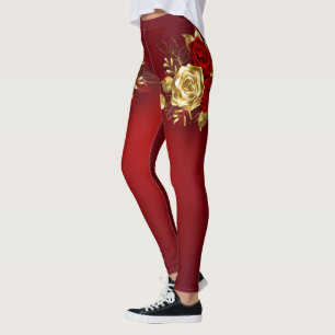 Three Jewelry Roses Leggings