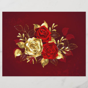 Three Jewelry Roses Letterhead