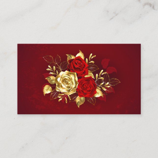 Three Jewelry Roses Loyalty Card (Front)