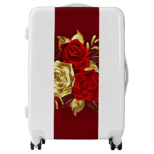 Three Jewelry Roses Luggage