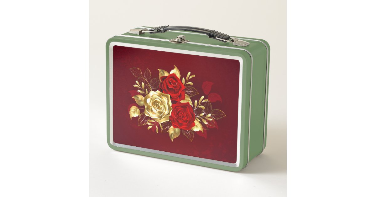 Grey Marble Personalized Lunch Box, Zazzle