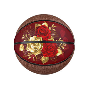 Three Jewelry Roses Mini Basketball