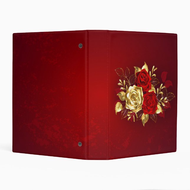 Three Jewelry Roses Mini Binder (Background)