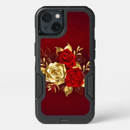 Three Jewelry Roses iPhone 13 Case