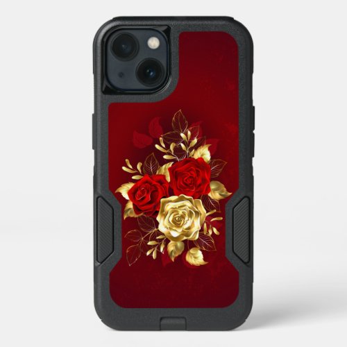 Three Jewelry Roses iPhone 13 Case