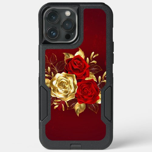 Three Jewelry Roses iPhone 13 Pro Max Case