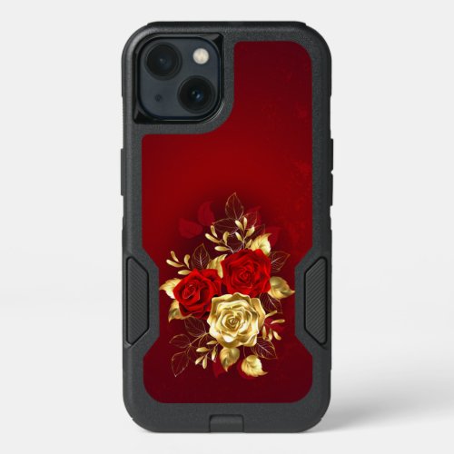 Three Jewelry Roses iPhone 13 Case