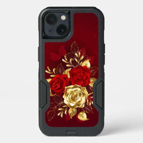 Three Jewelry Roses iPhone 13 Case