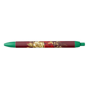 Three Jewelry Roses Pen