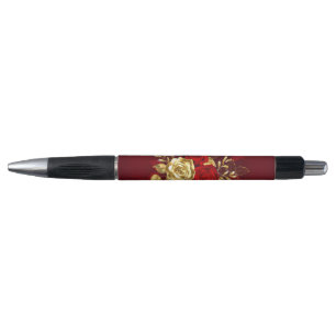 Three Jewelry Roses Pen