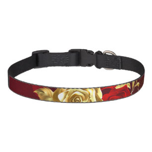 Three Jewelry Roses Pet Collar