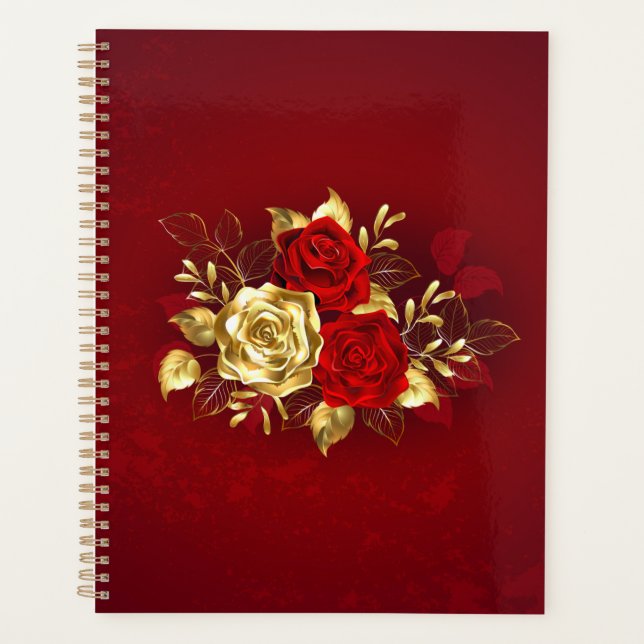 Three Jewelry Roses Planner (Front)