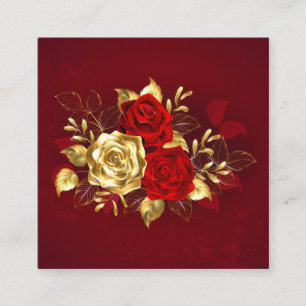 Three Jewelry Roses Referral Card
