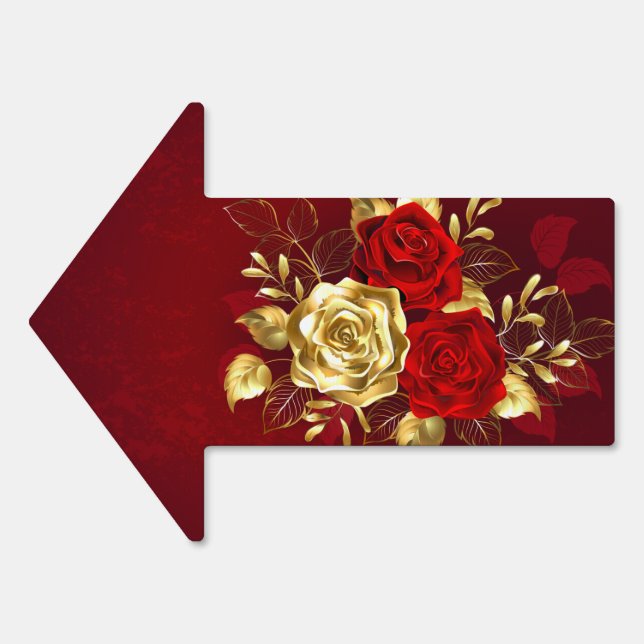 Three Jewelry Roses Sign (Front)