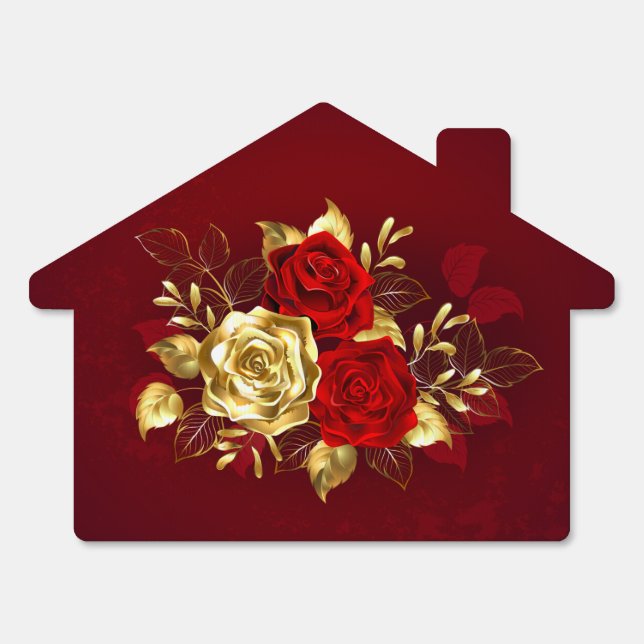 Three Jewelry Roses Sign (Front)