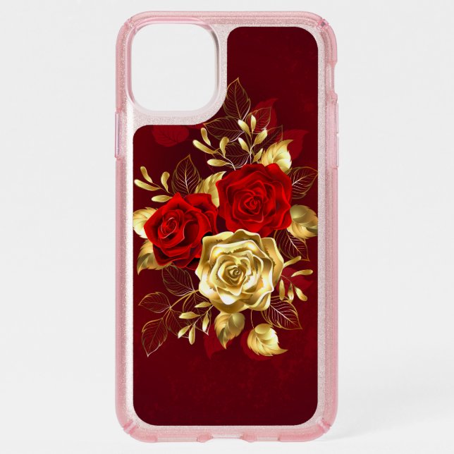 Three Jewelry Roses Speck iPhone 11 Pro Max Case (Front)