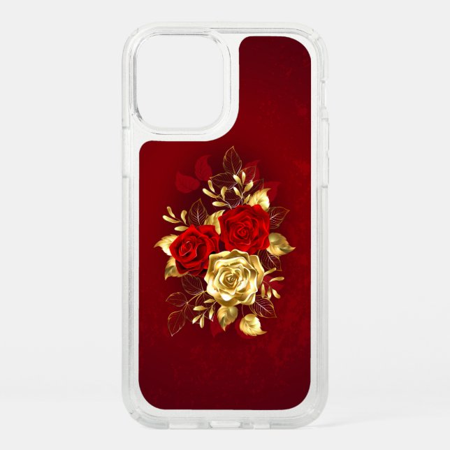 Three Jewelry Roses Speck iPhone 12 Pro Case (Front)