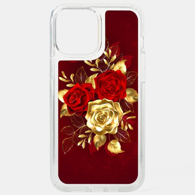 Three Jewelry Roses Speck iPhone 12 Pro Max Case (Front)