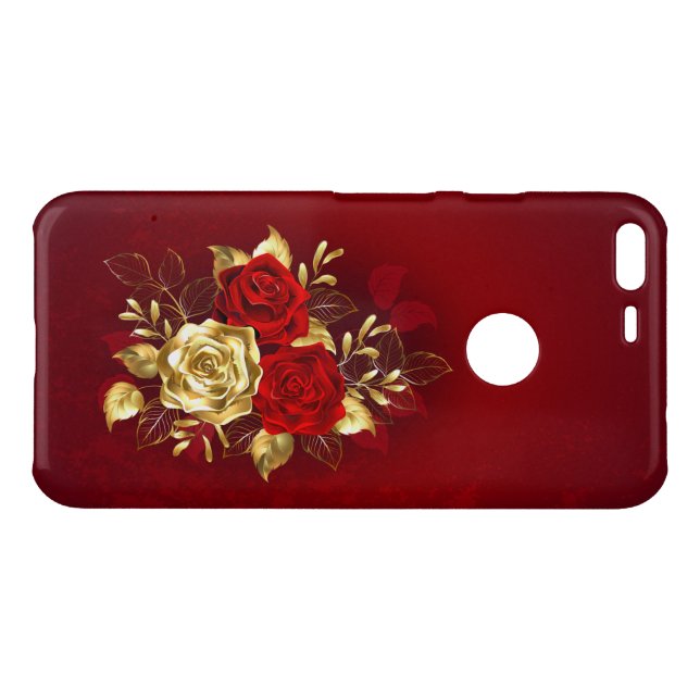 Three Jewelry Roses Uncommon Google Pixel XL Case (Back (Horizontal))