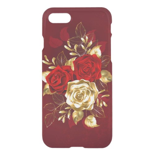 Three Jewelry Roses iPhone SE87 Case