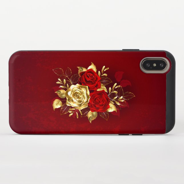 Three Jewelry Roses Uncommon iPhone Case (Closed)
